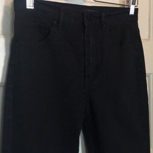 High rise black jeans
